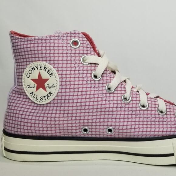 Converse Unisex CTAS High Top Sneakers Women Size 11 Plaid A05129F NWT - Picture 4 of 9